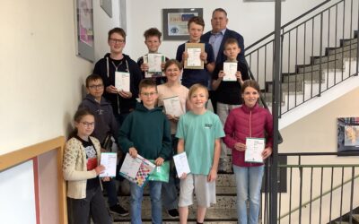 Siegerehrung Känguru-Wettbewerb
