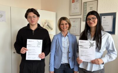 1. Platz bei Jugend forscht – und das gleich zweimal: Gratulation!