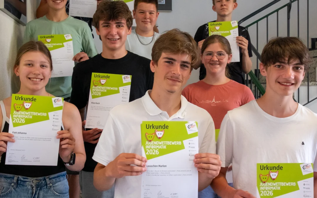 Erfolgreiche Teilnahme am Jugendwettbewerb Informatik 2026
